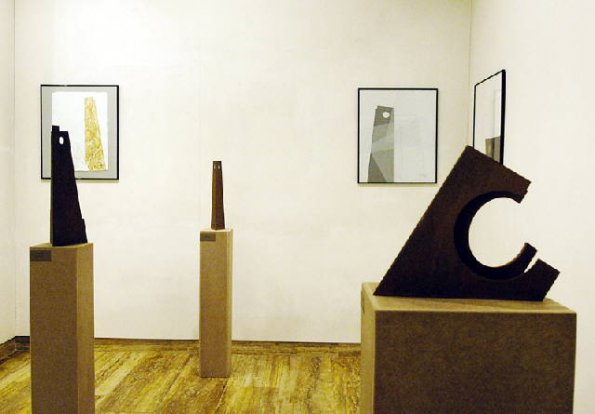 Exposición en galeria Angeles Penche en Madrid-2004