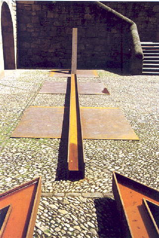 Homenaje a Remigio Mendiburu-Instalación  en Fuenterrabía - Guipúzcoa 1993